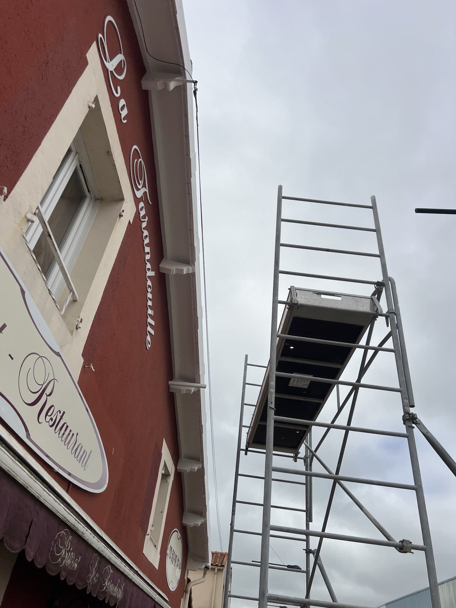 Pendant les travaux — Installation de Ruban LED à Machecoul-Saint-Même
