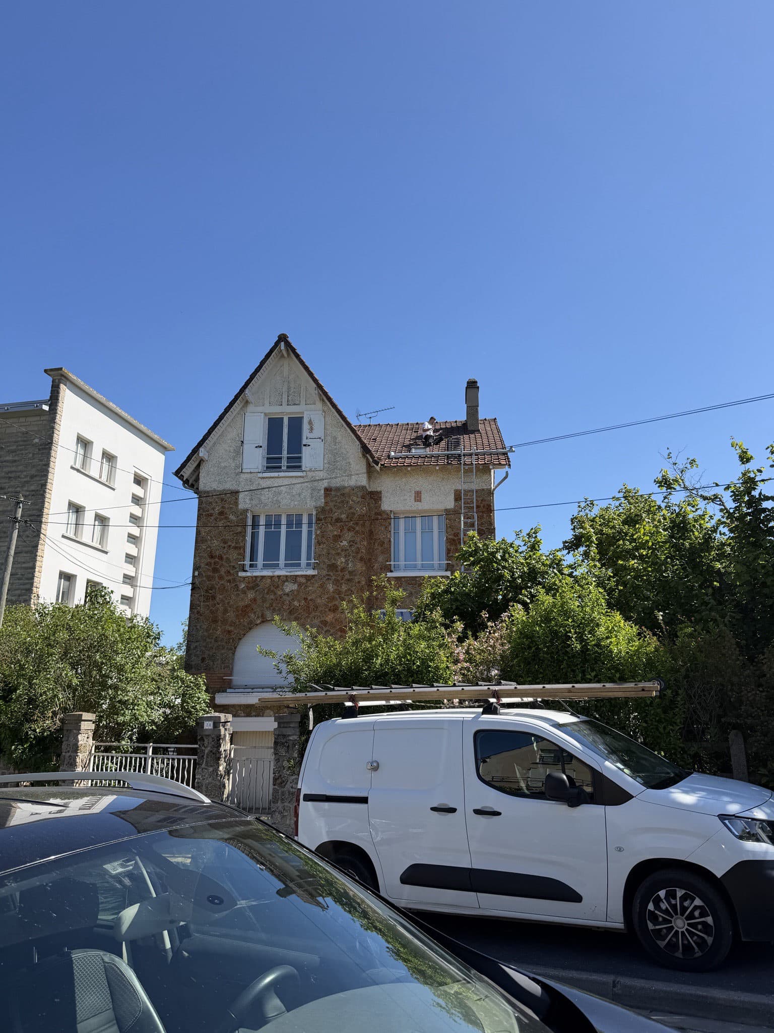Avant les travaux — Changement Des Queue De Vache Et Gouttière à Conflans-Sainte-Honorine