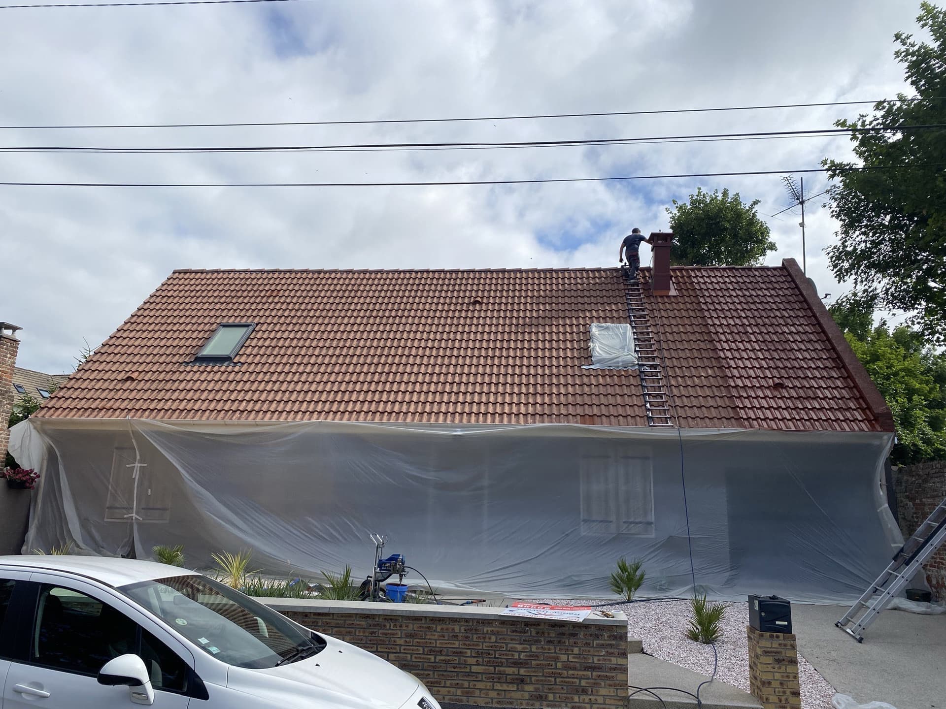 Avant les travaux — Hydrofuge Coloré à Roye