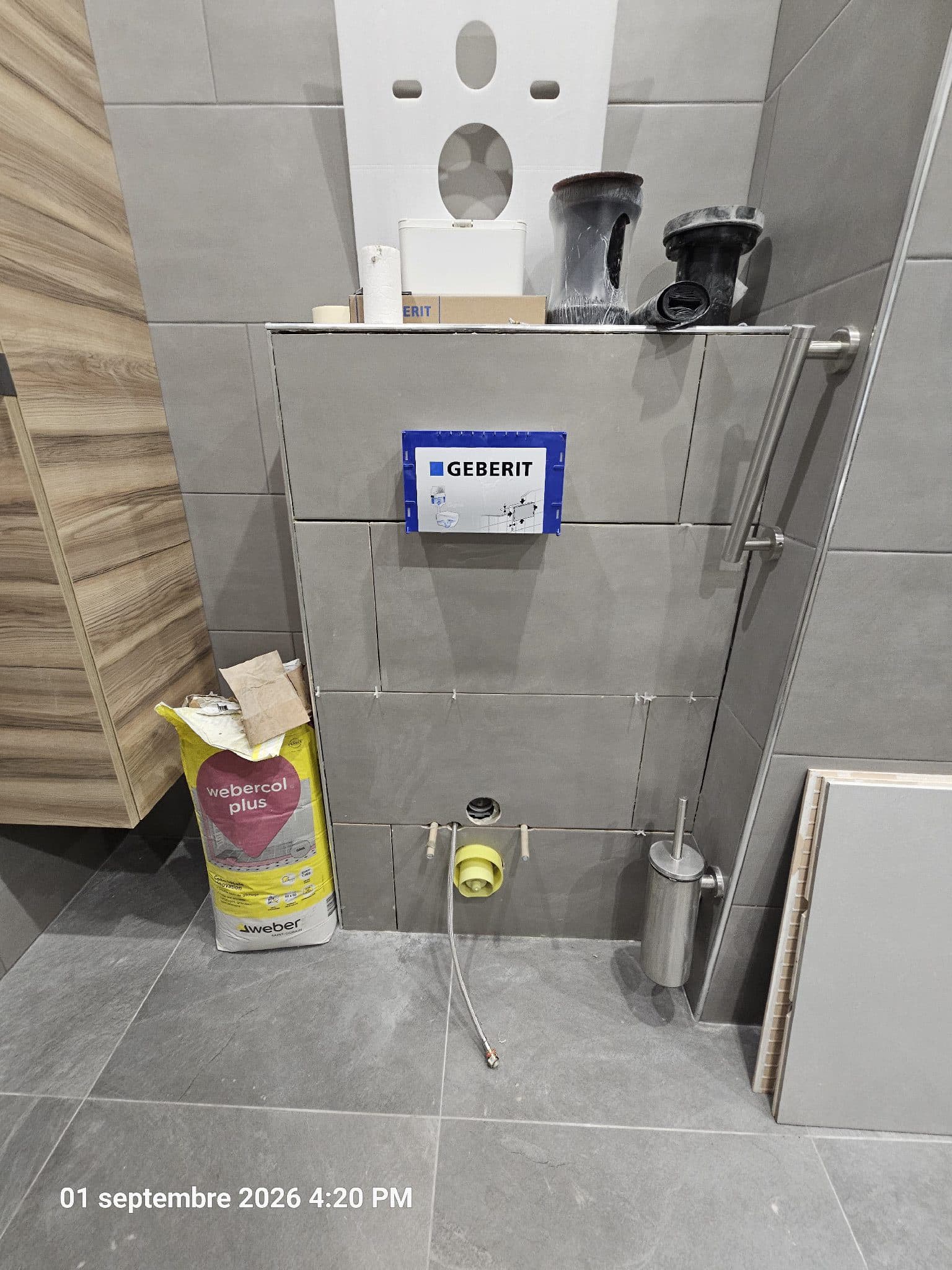 Avant les travaux — Pose Wc à Levallois-Perret