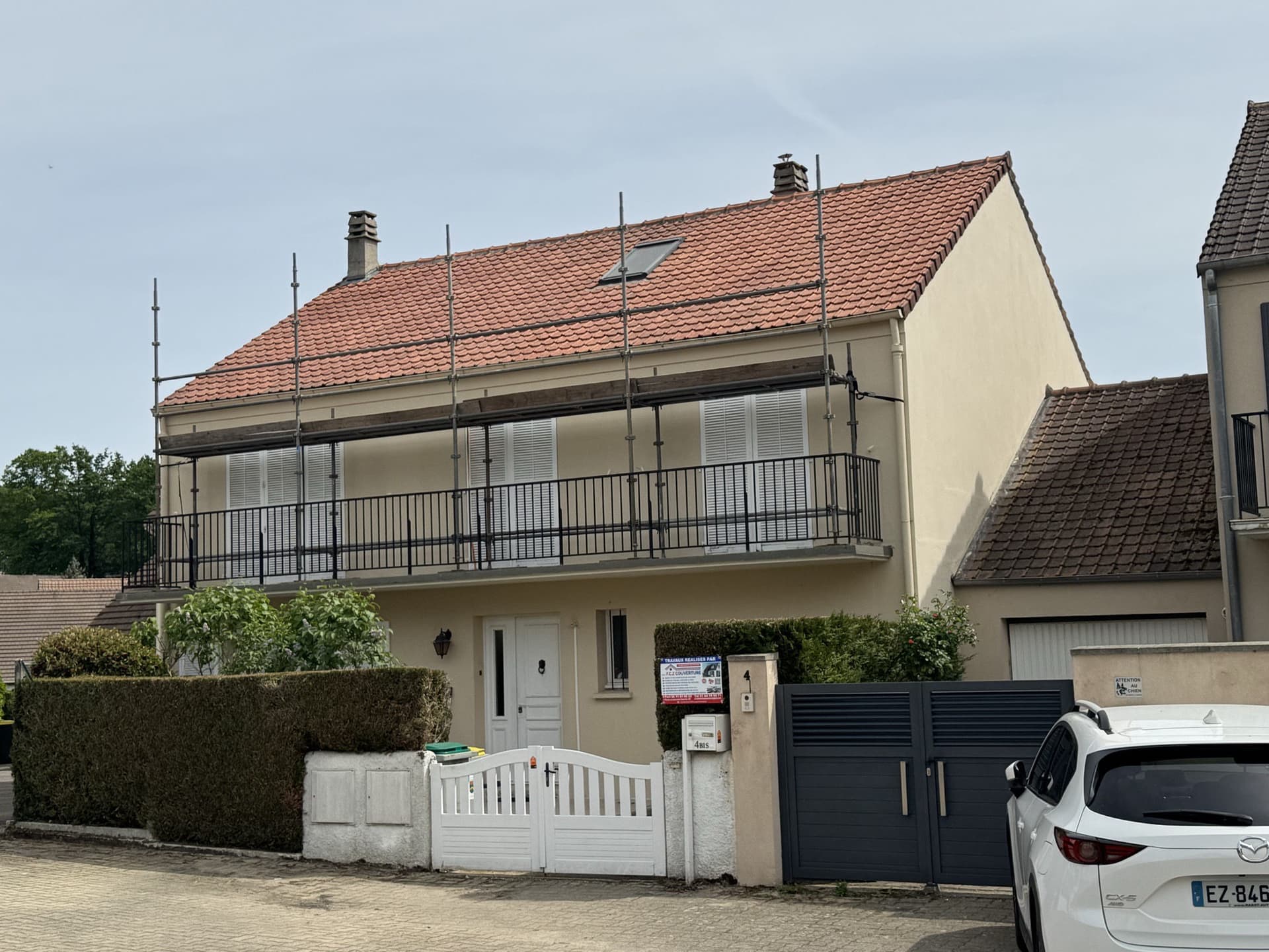 Avant les travaux — Changement De La Toiture à Jouars-Pontchartrain