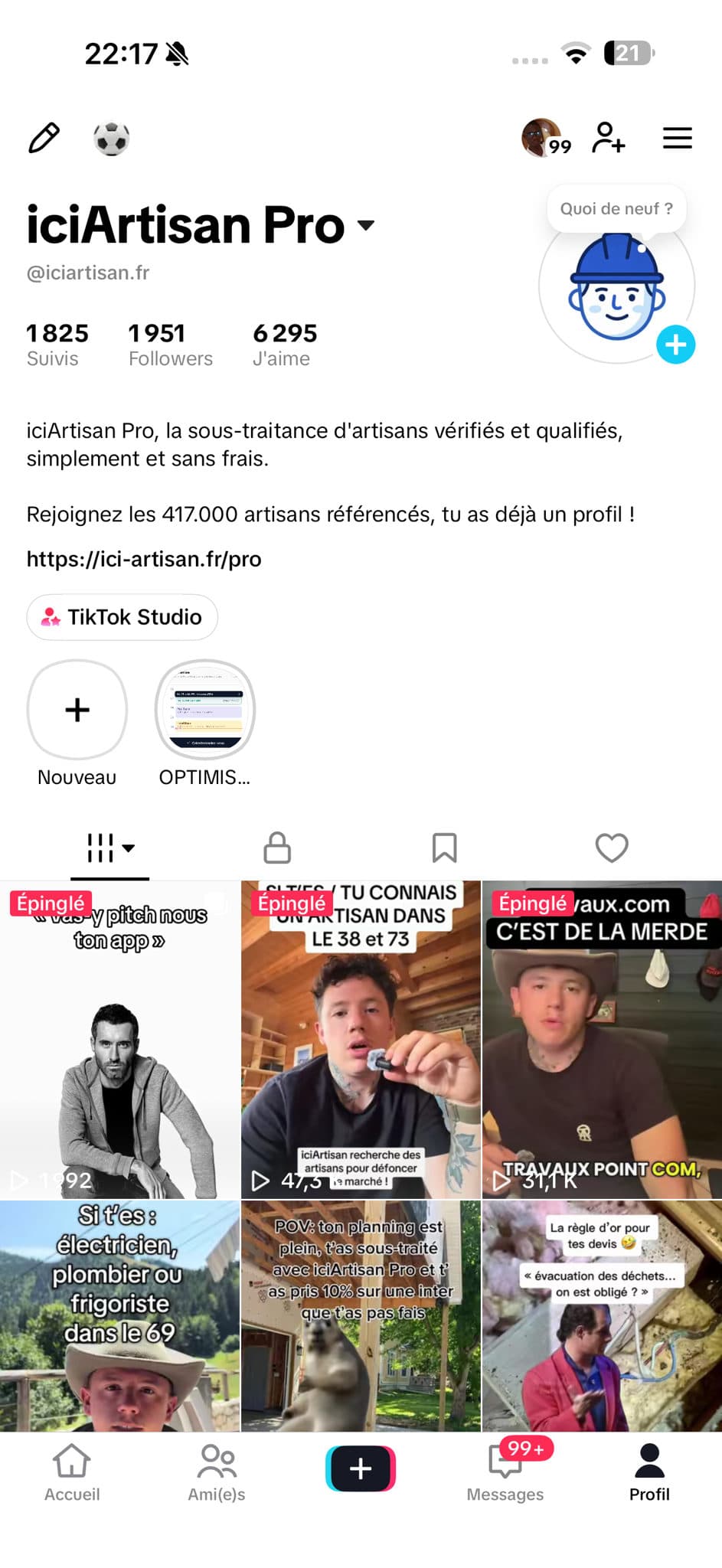 Chantier réalisé par Clement Ritz
